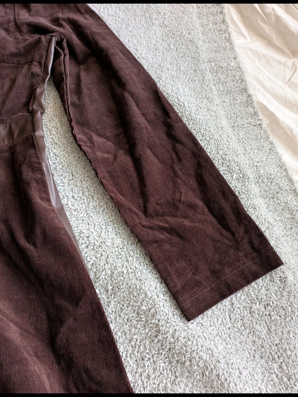 🌼B2G1🌼 Commense Dark Brown Long-Sleeve Midi Shirt Dress NWT - Picture 6 of 11